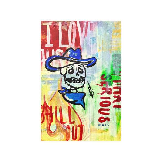 Cowboy Candy Satin Poster