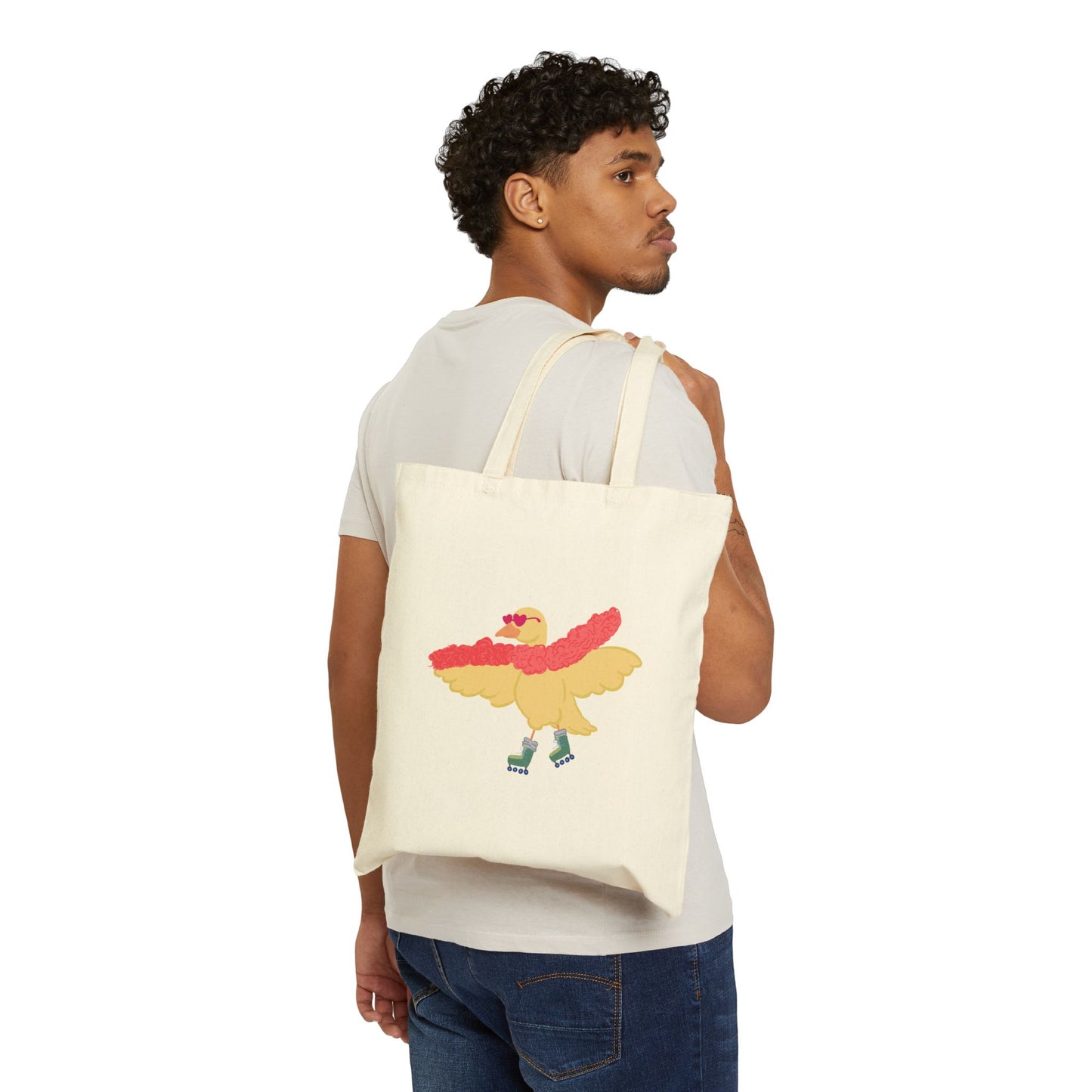 Disco Duck Tote Bag