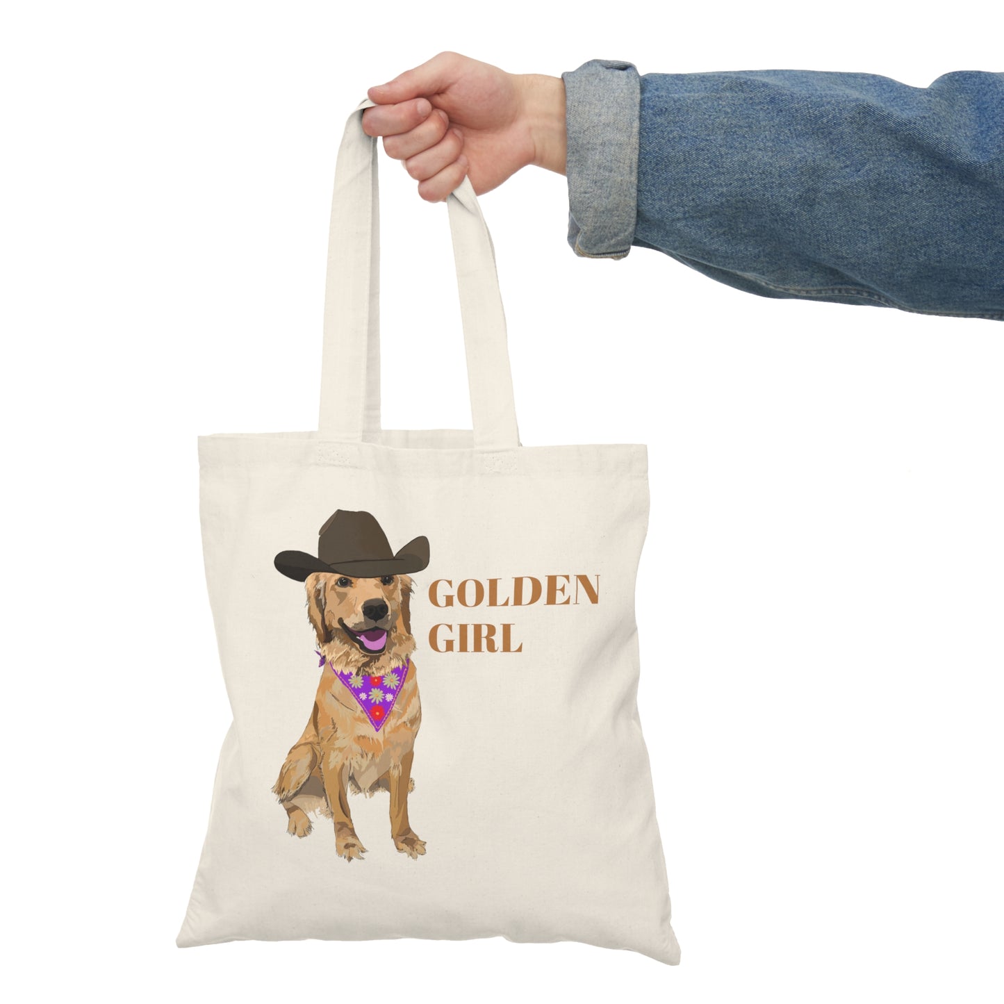 Golden girl Natural Tote Bag